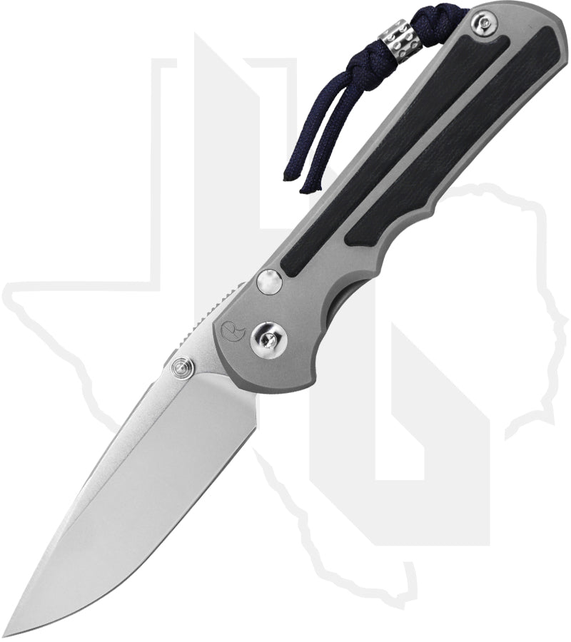 Chris Reeve Large Inkosi LIN-1140 Blue Micarta House of Blades