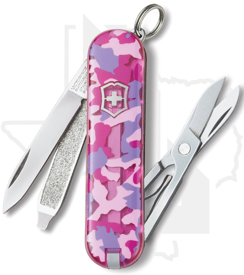 Victorinox Classic SD 0.6223.T5R2-X3 - Pink Camo