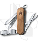 Victorinox Nail Clip 580 Wood 0.6461.63 - Walnut