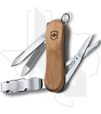 Victorinox Nail Clip 580 Wood 0.6461.63 - Walnut