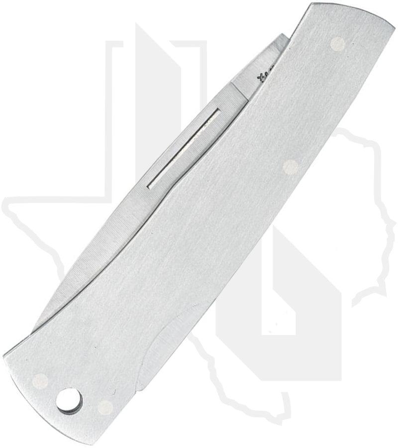 W.R. Case Executive Lockback 00004 - Brushed Stainless Steel (M1059L SS)
