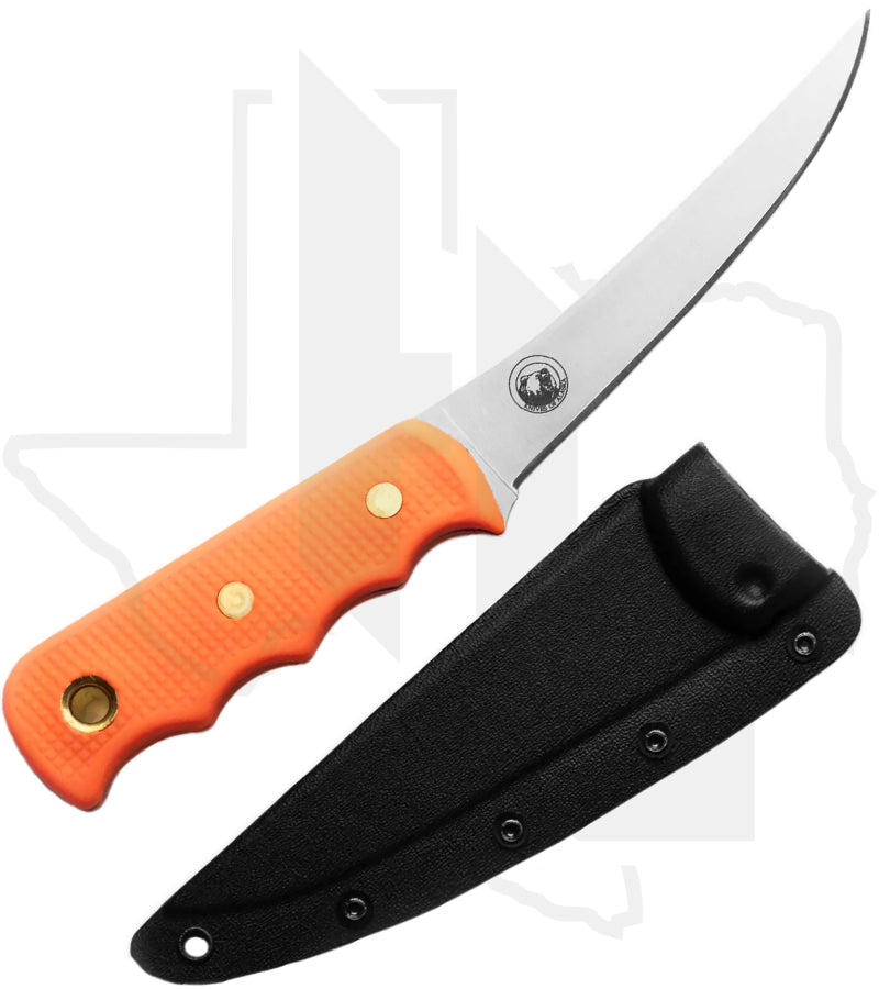 Knives of Alaska Professional Boning Knife 00019FG - Orange Suregrip