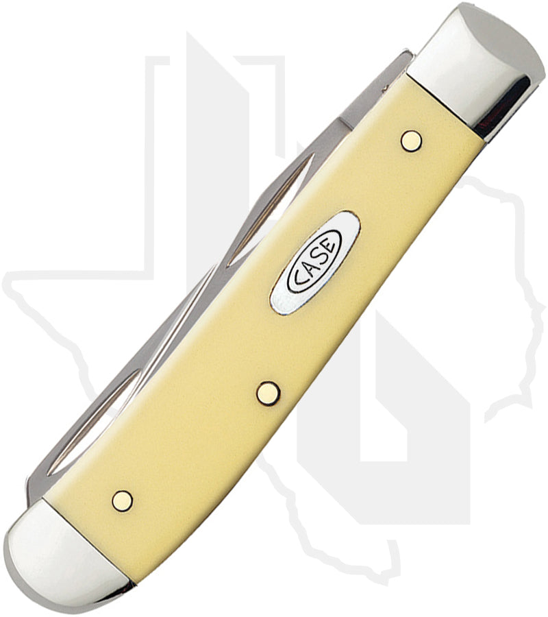 W.R. Case Mini Trapper 00029 - Yellow Synthetic, Smooth (3207 CS)