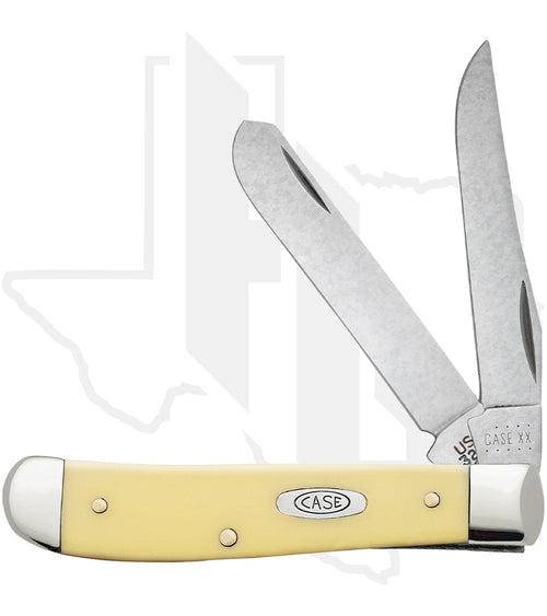 W.R. Case Mini Trapper 00029 - Yellow Synthetic, Smooth (3207 CS)