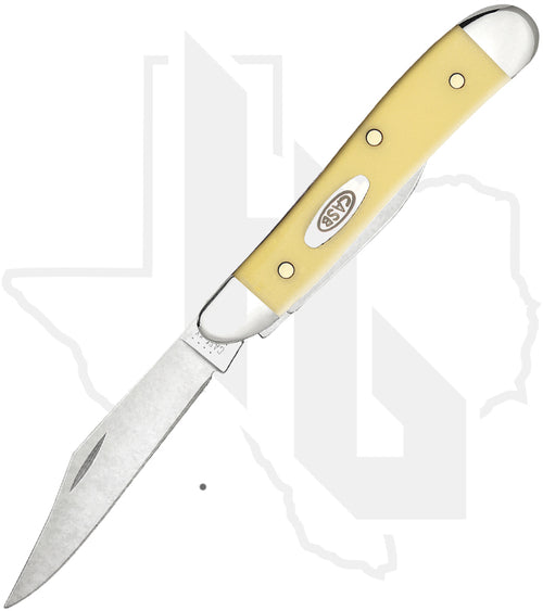 W.R. Case Peanut 00030 - Yellow Synthetic, Smooth (3220 CS)