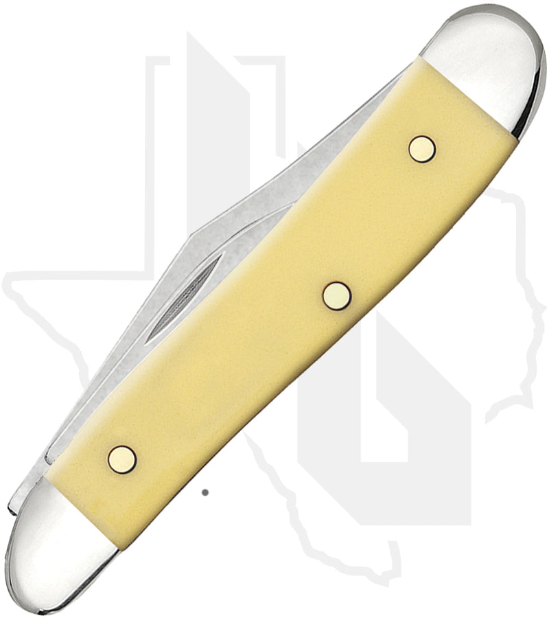 W.R. Case Peanut 00030 - Yellow Synthetic, Smooth (3220 CS)