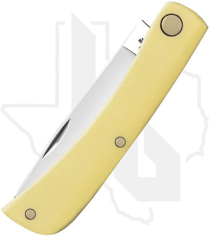 W.R. Case Sod Buster Jr 00032 - Yellow Synthetic, Smooth (3137 CS)