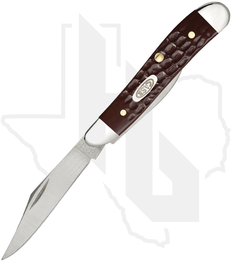 W.R. Case Peanut 00046 - Brown Synthetic, Standard Jig (6220 SS)