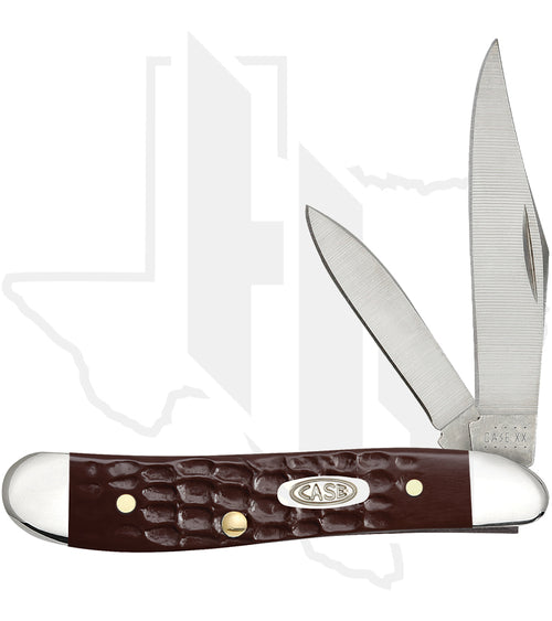 W.R. Case Peanut 00046 - Brown Synthetic, Standard Jig (6220 SS)