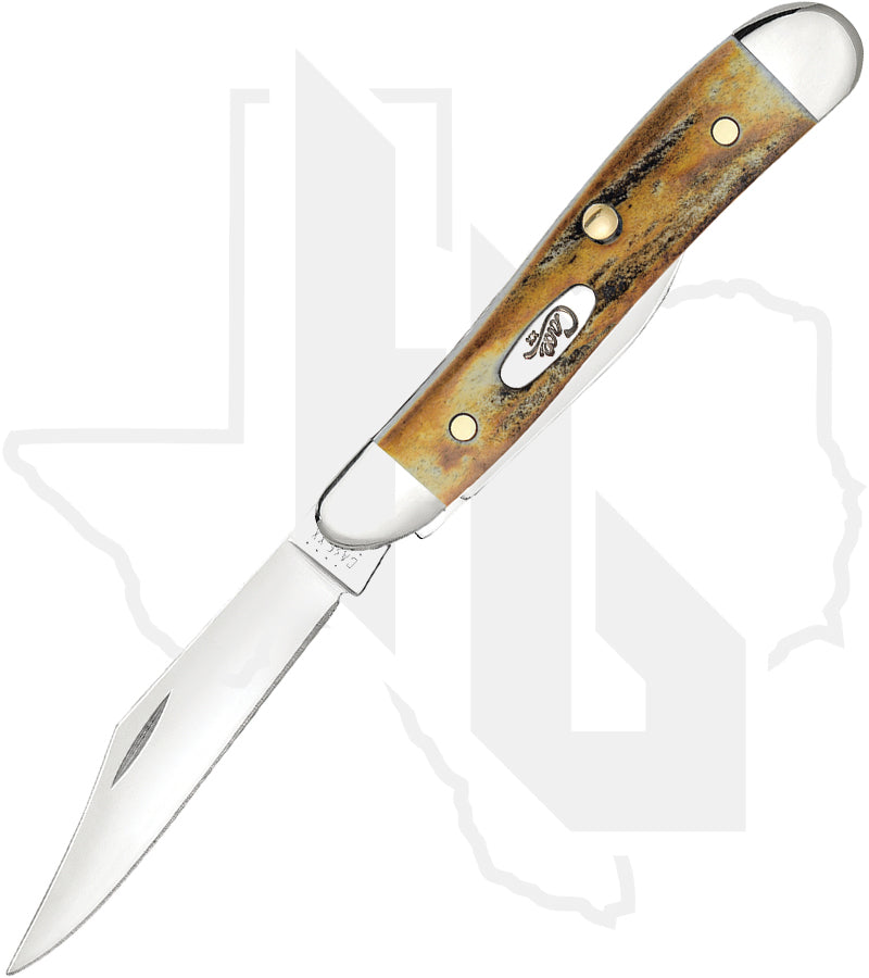W.R. Case Peanut 00048 - Genuine Stag (5220 SS)