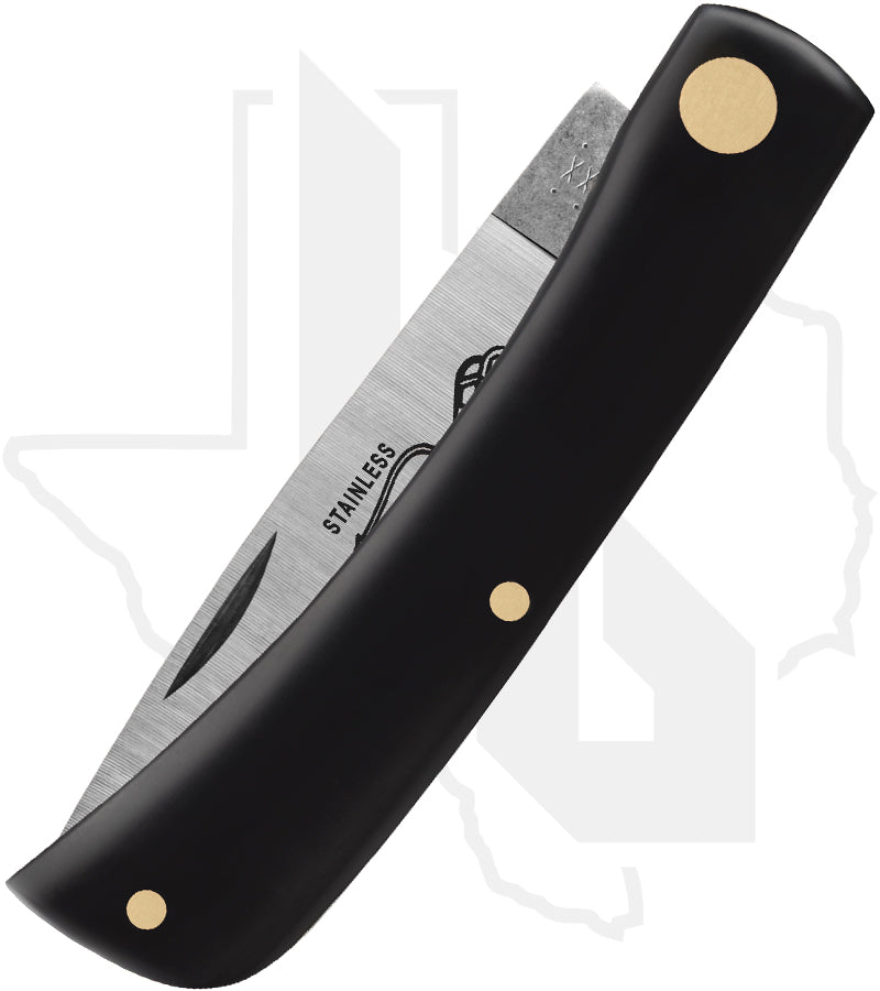 W.R. Case Sod Buster Jr 00095 - Black Synthetic, Smooth (2137 SS)