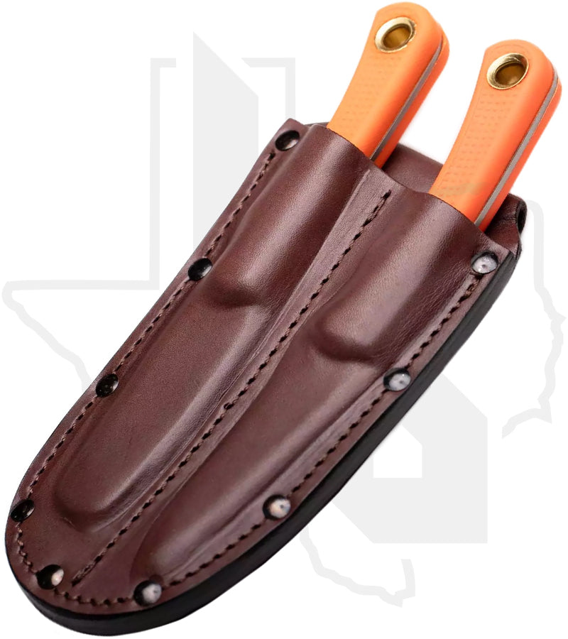 Knives of Alaska Muskrat/Cub Bear Combo 00096FG - Orange Suregrip