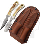 Knives of Alaska Muskrat/Cub Bear Combo 00101FG - Stag