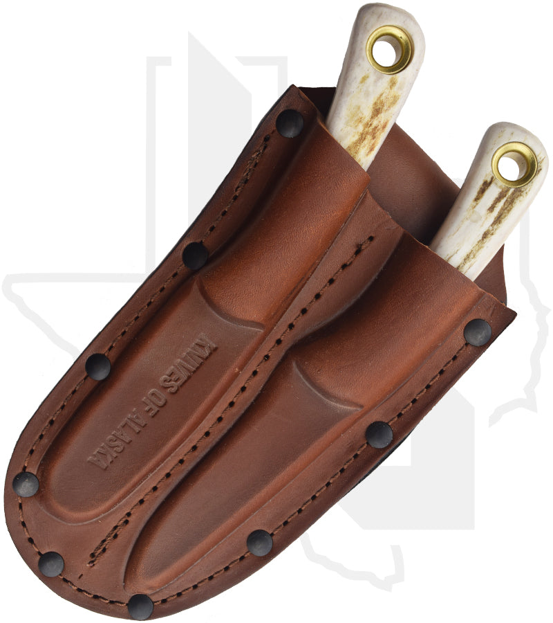 Knives of Alaska Muskrat/Cub Bear Combo 00101FG - Stag
