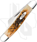 W.R. Case Stockman 00128 - Amber Bone, Peach Seed Jig (6347 SS)