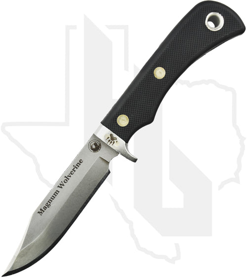Knives of Alaska Magnum Wolverine 00158FG - Black Suregrip