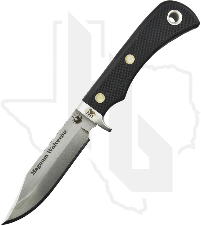 Knives of Alaska Magnum Wolverine 00158FG - Black Suregrip