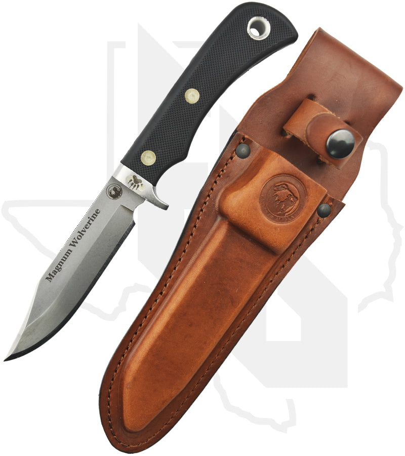 Knives of Alaska Magnum Wolverine 00158FG - Black Suregrip