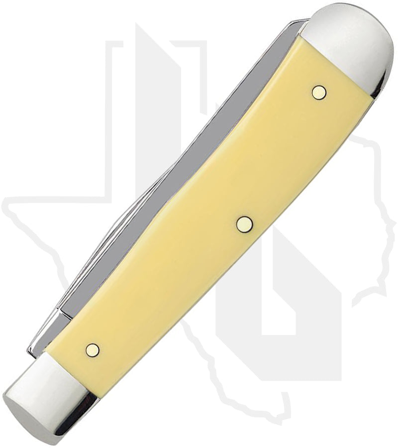 W.R. Case Trapper 00161 - Yellow Synthetic, Smooth (3254 CS)