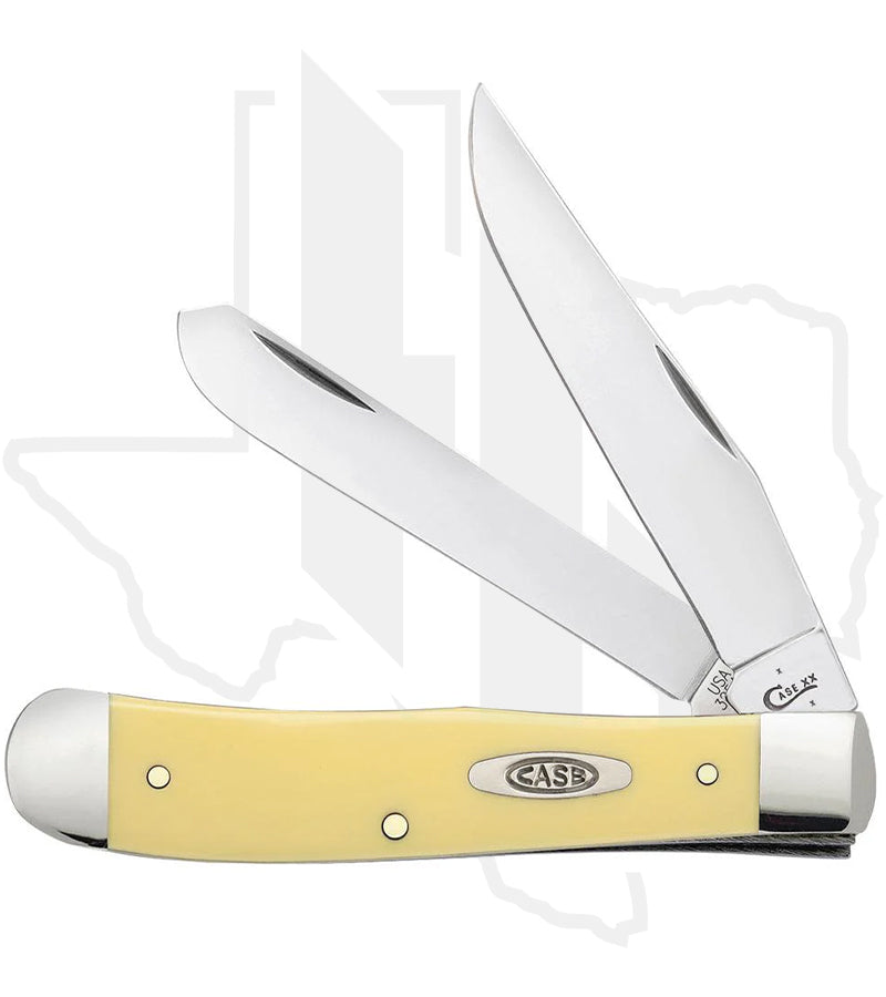 W.R. Case Trapper 00161 - Yellow Synthetic, Smooth (3254 CS)