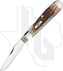 W.R. Case Trapper 00164 - Amber Bone, Peach Seed Jig (6254 SS)