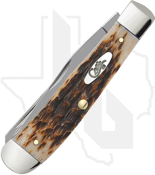 W.R. Case Trapper 00164 - Amber Bone, Peach Seed Jig (6254 SS)