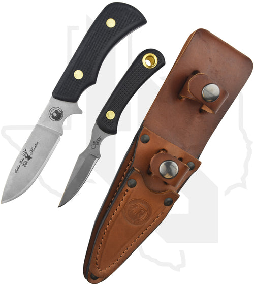 Knives of Alaska Trekker Elk Hunter/Cub Bear Combo 00198FG - Black Suregrip