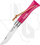 Opinel No.6 Colorama 002201 - Stainless Steel, Strawberry