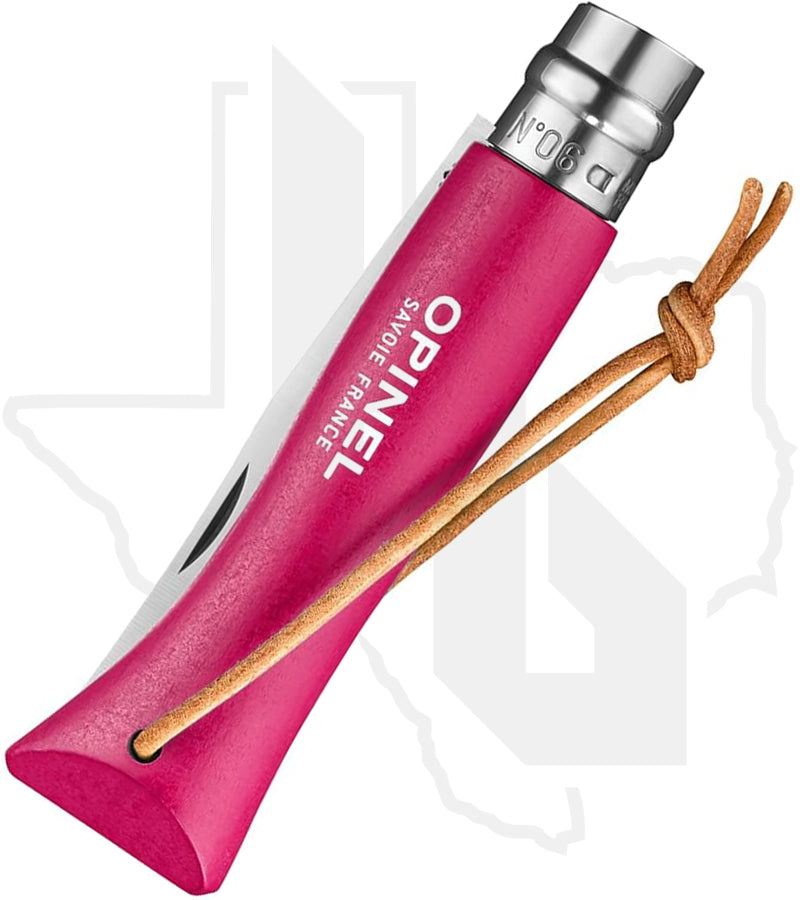 Opinel No.6 Colorama 002201 - Stainless Steel, Strawberry