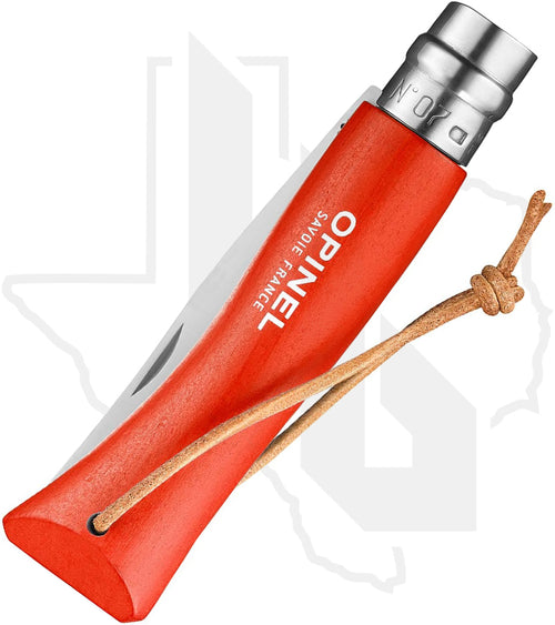 Opinel No.7 Colorama 002208 - Stainless Steel, Tangerine