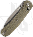 KNAFS Lander 2 KNAFS-00274 - Green Micarta, Moondust