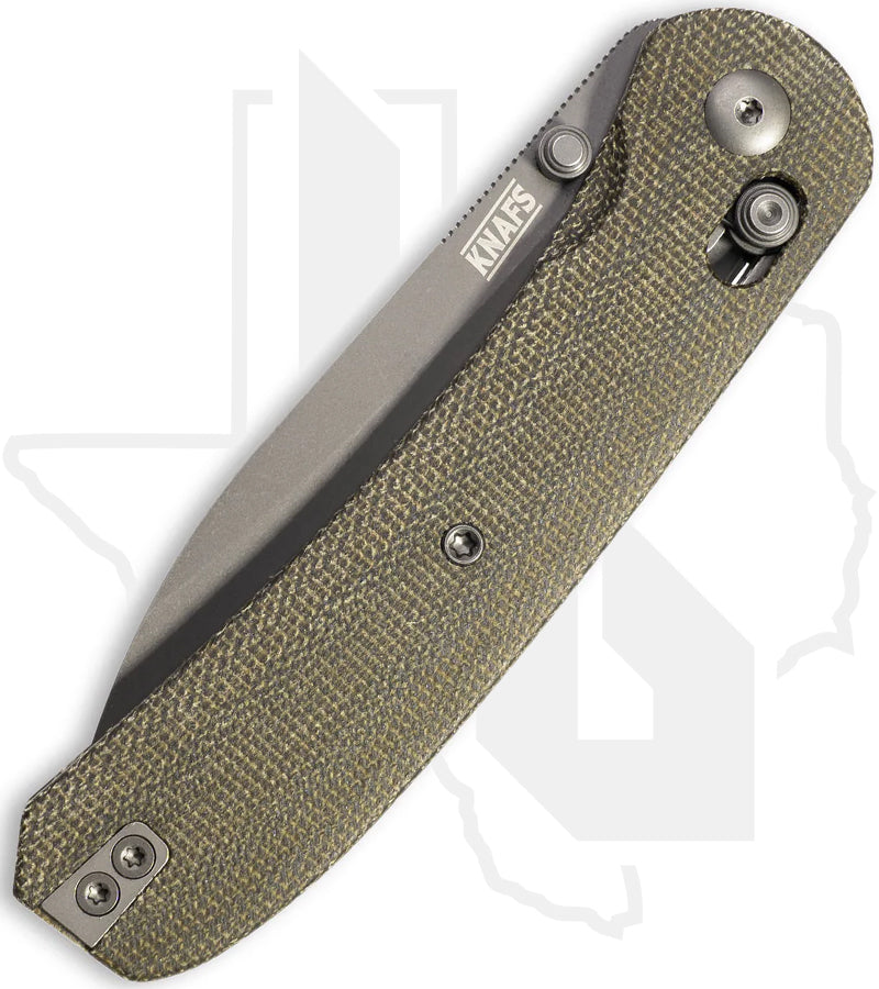 KNAFS Lander 2 KNAFS-00274 - Green Micarta, Moondust