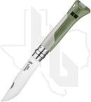 Opinel No.8 Horizon 003304 - Stainless Steel, Grey/Sage Reinforced Polyamide