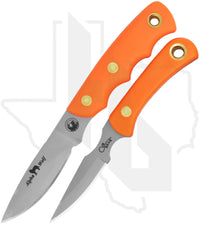 Knives of Alaska Alpha Wolf/Cub Bear Combo 00360FG - Orange Suregrip