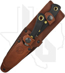 Knives of Alaska Alpha Wolf/Muskrat Combo 00362FG - Black Suregrip
