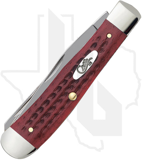 W.R. Case Trapper 00783 - Pocket Worn, Old Red Bone, Corn Cob Jig (6254 SS)