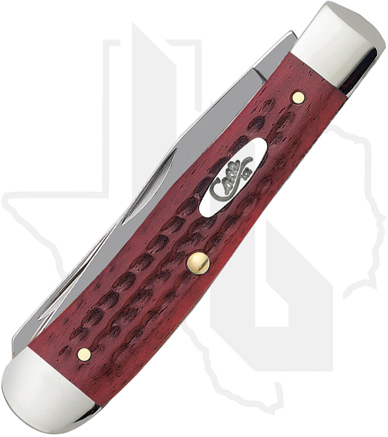 W.R. Case Trapper 00783 - Pocket Worn, Old Red Bone, Corn Cob Jig (6254 SS)