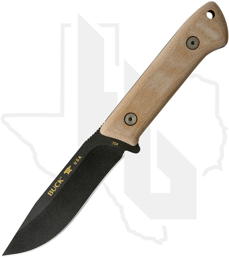 Buck Compadre 0104BRS1 - Canvas Micarta