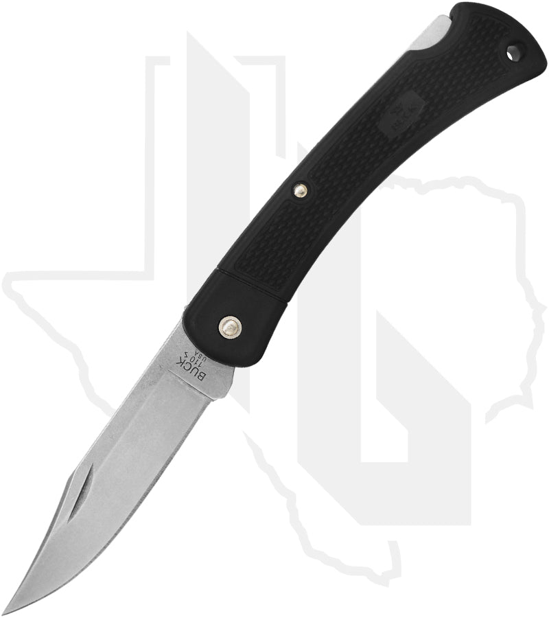 Buck 110 Folding Hunter LT 0110BKSLT - Black Nylon