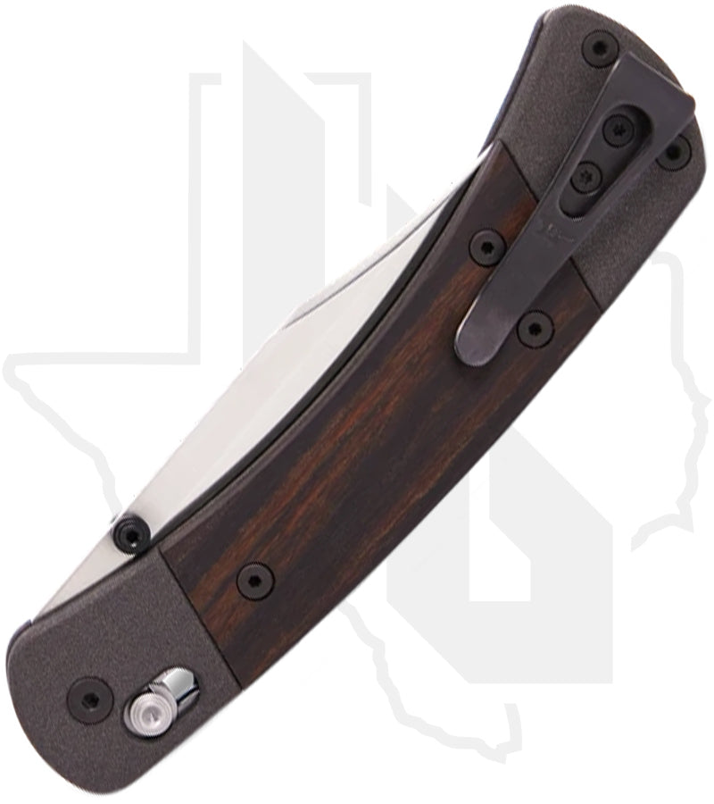 Buck 110 Folding Hunter Crossbar Elite 0110BRS18 - Ebony, Cobalt Cerakote Aluminum