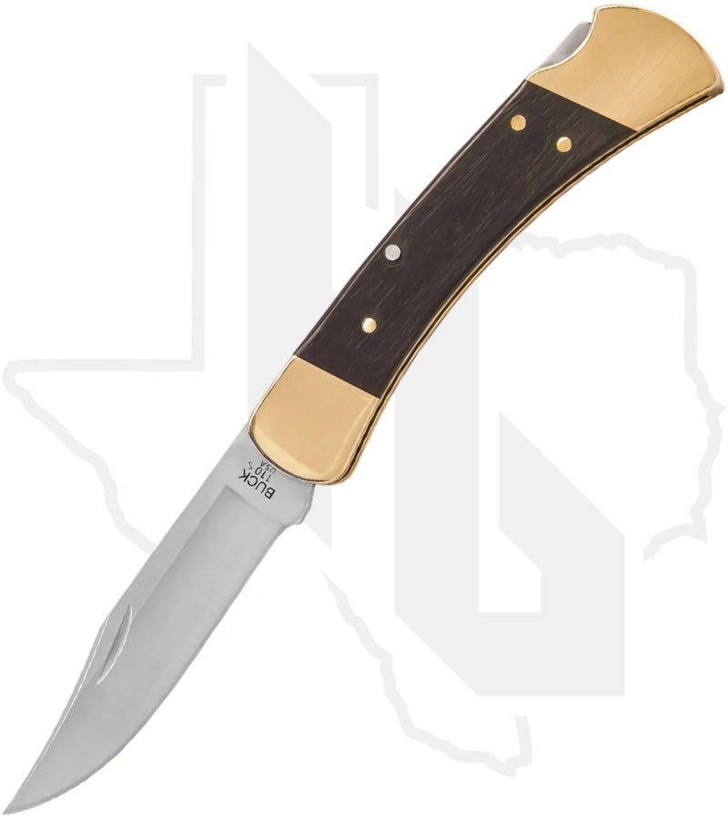 Buck 110 Heritage Elite Slim Folding Hunter 0110BRS19 - Ebony, Brass