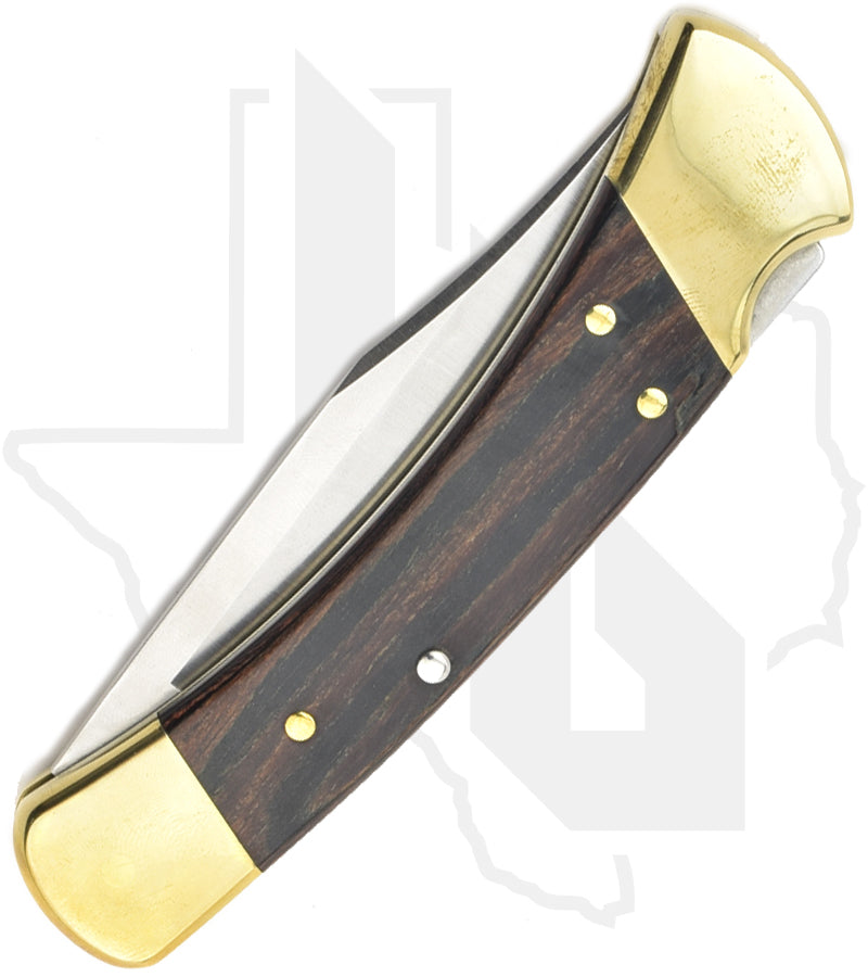 Buck 110 Folding Hunter Auto 0110BRSA - Ebony, Brass