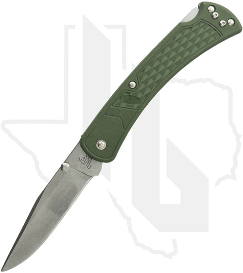 Buck 110 Slim Select Folding Hunter 0110ODS2 - OD Green GFN