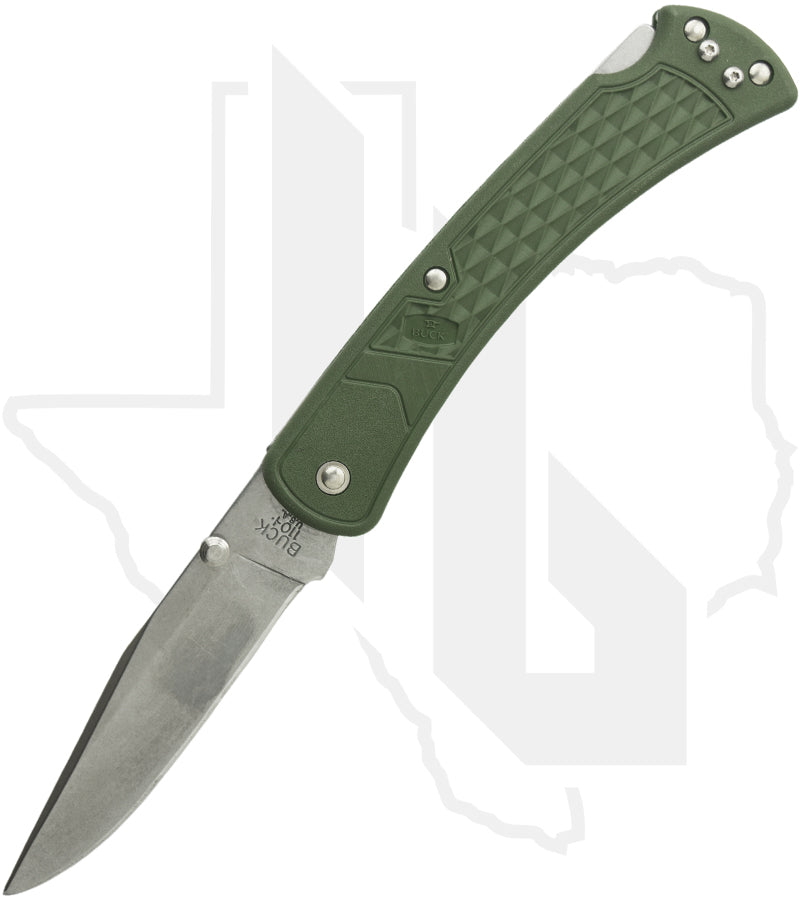 Buck 110 Slim Select Folding Hunter 0110ODS2 - OD Green