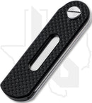 Boker Plus Ovalmoon Swivel 01BO498 - Silver & Black Textured Aluminum