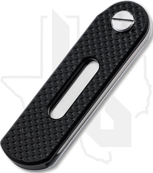 Boker Plus Ovalmoon Swivel 01BO498 - Silver & Black Textured Aluminum