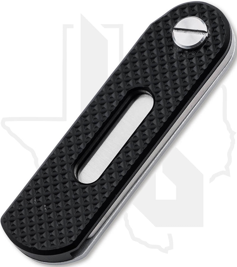 Boker Plus Ovalmoon Swivel 01BO498 - Silver & Black Textured Aluminum