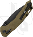 Zero Tolerance 0203 - OD Green G-10, Black PVD