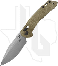 Zero Tolerance 0203GRM390 - OD Green Canvas Micarta, Working Finish