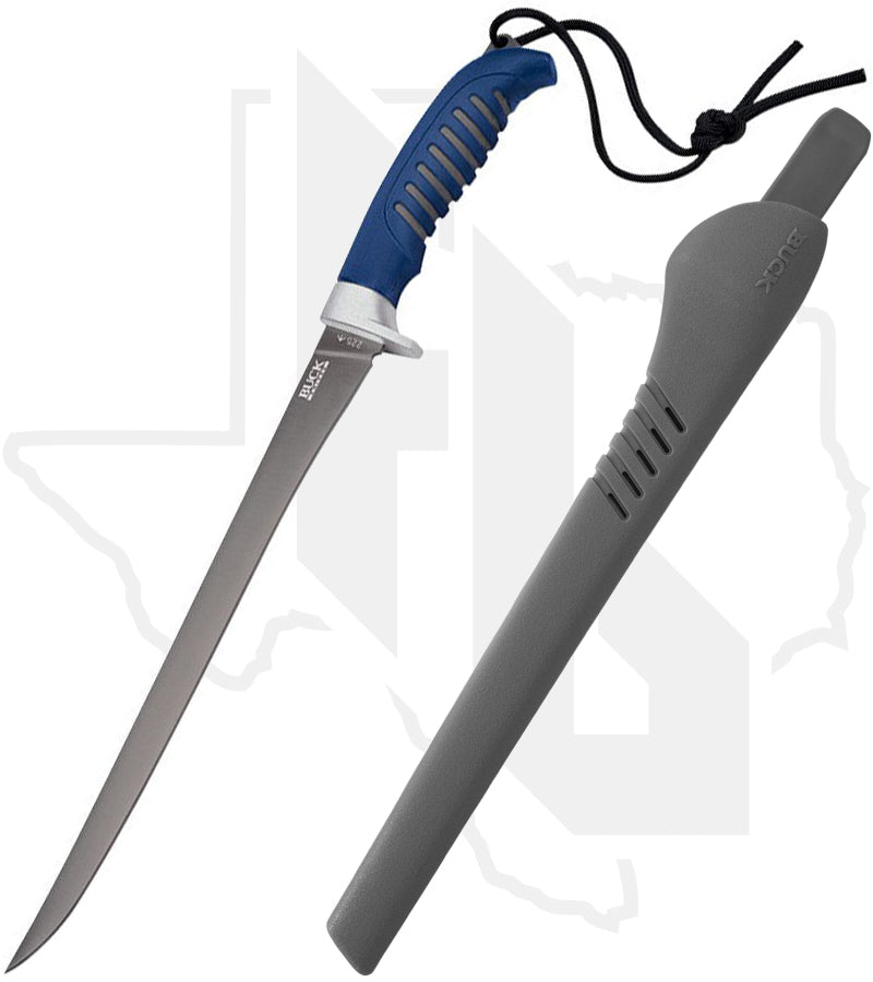 Buck Silver Creek 9 in. Fillet Knife 0225BLS - Blue/Gray Polypropylene